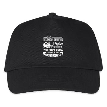 Technical Director I Solve Problems - Kids’ Baseball Cap - black - Front