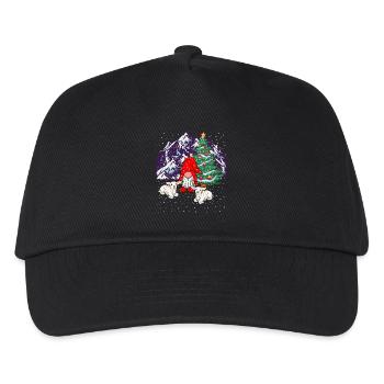 Austria Santa Nokolaus Dwarf Tyrol Tyrolean xmas - Kids’ Baseball Cap - black - Front