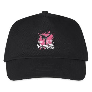 Karate with Determination - Kids’ Baseball Cap - black - Front
