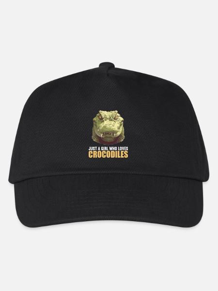 Krokodile Krokodil - Kinder Basecap - Schwarz
