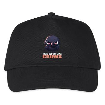 Crows Crow - Kids’ Baseball Cap - black - Front