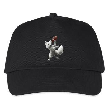 Arctic Fox Football - Kids’ Baseball Cap - black - Front