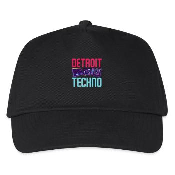Techno de Détroit pour les amateurs de techno - Casquette de baseball Enfant - noir - Devant