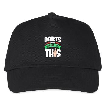 Darts Me Are Like - Kinder Basecap - Schwarz - Vorne