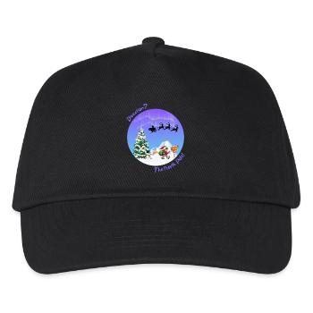 Christmas Mail. Christmas Post. North Pole - Kids’ Baseball Cap - black - Front