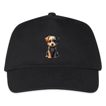 Drôle Robot Chien Cyborg Animal AI Chien Robot - Casquette de baseball Enfant - noir - Devant