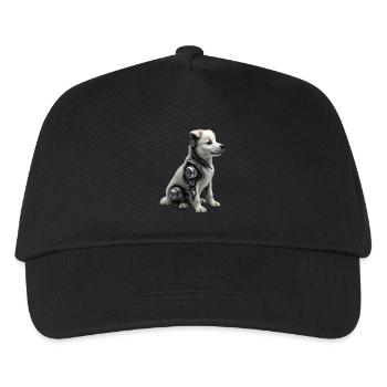 Drôle Robot Chien Cyborg Animal AI Chien Robot - Casquette de baseball Enfant - noir - Devant