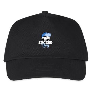 Soccer Boy Soccer Boy Soccer Boy Saying - Kids’ Baseball Cap - black - Front