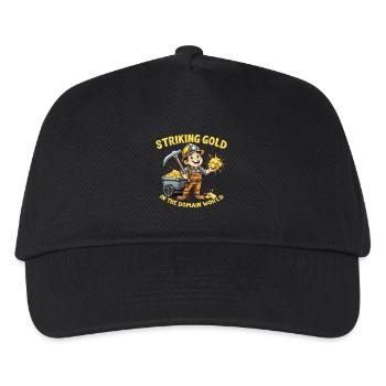 GOLD MINER - Kids’ Baseball Cap - black - Front