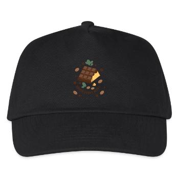 CHOCOLATE BARS - Kids’ Baseball Cap - black - Front