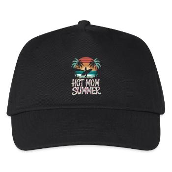 Hot Mom Summer - Surf - Kids’ Baseball Cap - black - Front