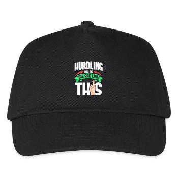 Hurdling Me Are Like - Kids’ Baseball Cap - black - Front