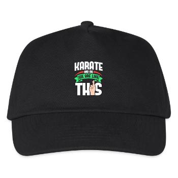 Karate Me sind wie - Kinder Basecap - Schwarz - Vorne