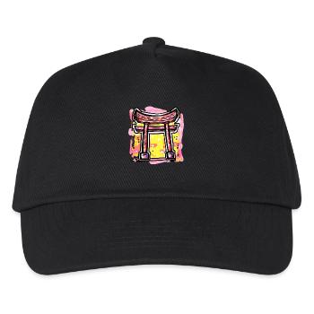Japanese Tori Gate - Kids’ Baseball Cap - black - Front