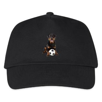 Rottweiler - Kinder Basecap - Schwarz - Vorne