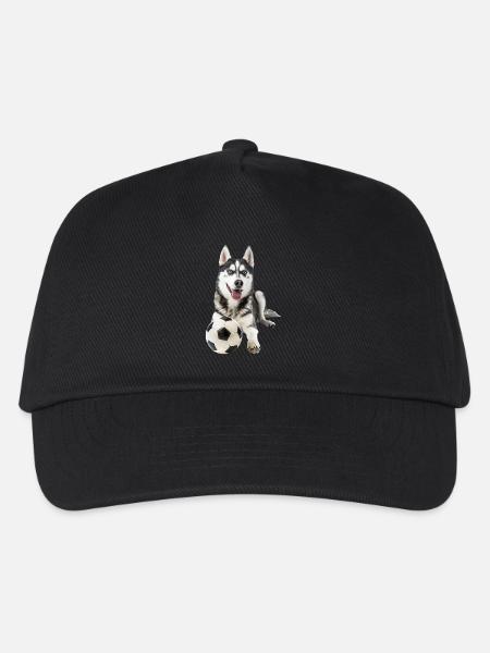 Sibirischer Husky - Kinder Basecap - Schwarz