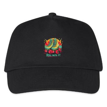 ROLLEN - Kinder Basecap - Schwarz - Vorne