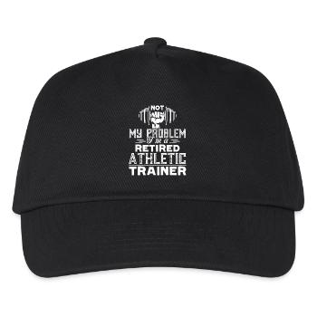 Athletic Trainer Retired Athletic Trainer - Kids’ Baseball Cap - black - Front