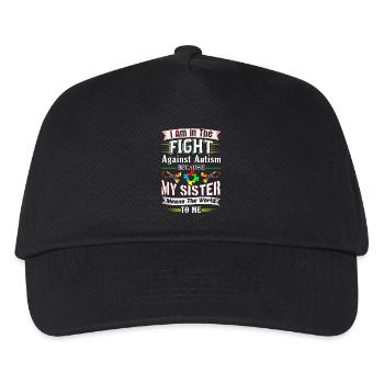 Autism Awareness Sister - Kids’ Baseball Cap - black - Front