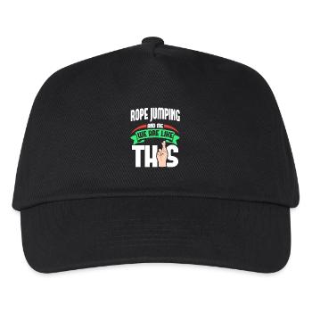 Rope Jumping Me Are Like - Kids’ Baseball Cap - black - Front