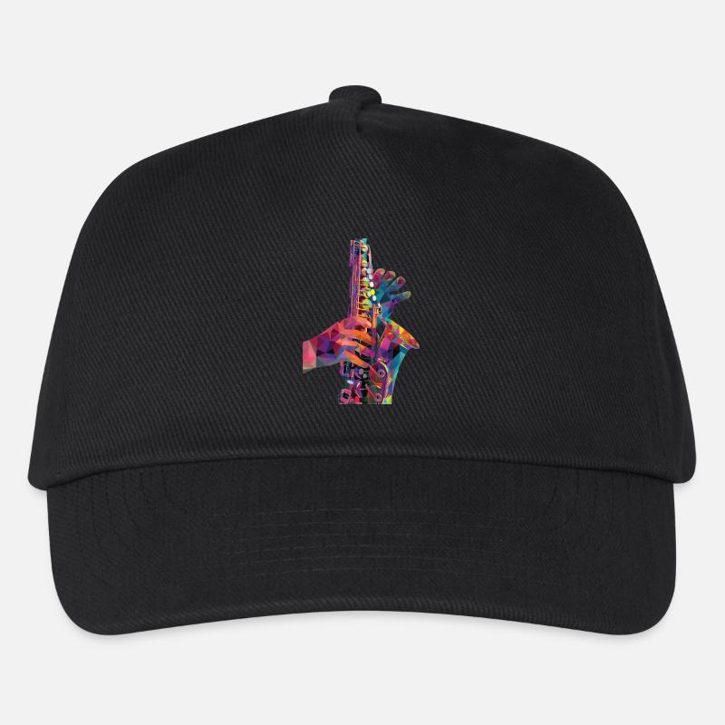 Saxophone - Casquette de baseball Enfant - noir