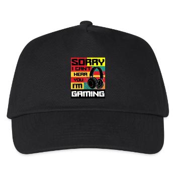 Funny Cool Gamer for Boys Teens Men Video Gaming - Kids’ Baseball Cap - black - Front