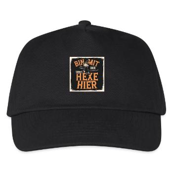Je suis ici avec la sorcière - Casquette de baseball Enfant - noir - Devant