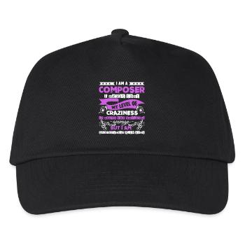 Composer I am A Composer - Kids’ Baseball Cap - black - Front