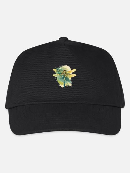 Libellen Libelle - Kinder Basecap - Schwarz