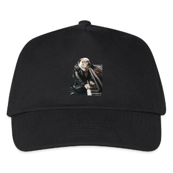 Bulldogge - Kinder Basecap - Schwarz - Vorne
