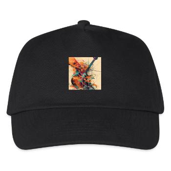 Guitar - Kids’ Baseball Cap - black - Front