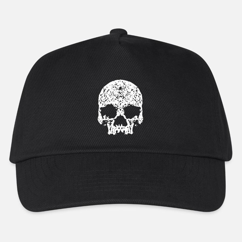 Totenkopf / Skull - Kinder Basecap - Schwarz
