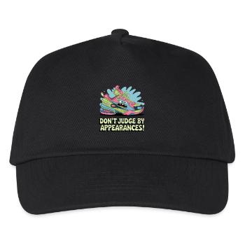 DON'T JUDGE APPEARANCES - Kids’ Baseball Cap - black - Front