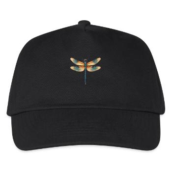 Libellen Libelle - Kinder Basecap - Schwarz - Vorne
