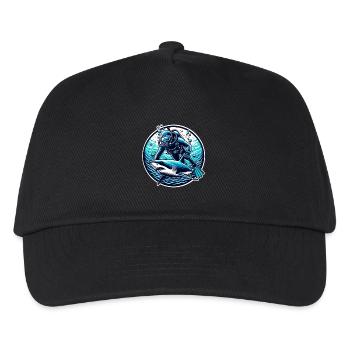 Tauchen Taucher - Kinder Basecap - Schwarz - Vorne