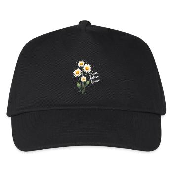 Fleurs d’été Fleur Inspiration Dicton de motivation - Casquette de baseball Enfant - noir - Devant