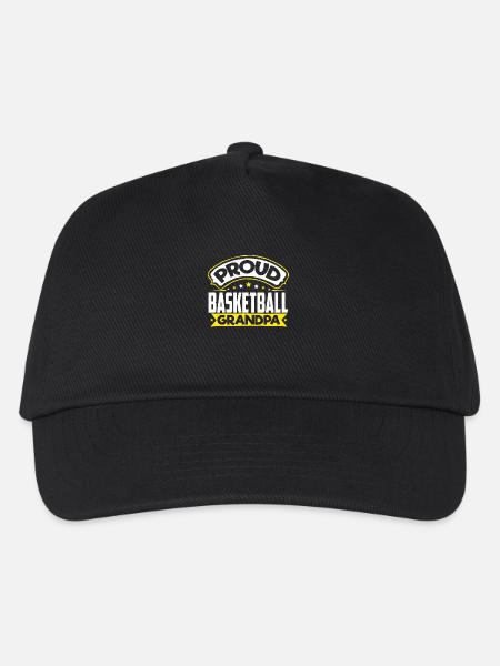 Sport Opa Basketball Opa - Kinder Basecap - Schwarz