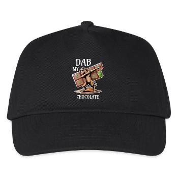 Domadaire à tamponner - Idée cadeau chocolat Dubaï - Casquette de baseball Enfant - noir - Devant