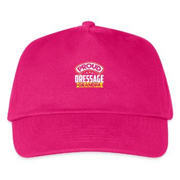 Sports Grandpa Dressage Grandpa - Kids’ Baseball Cap - fuchsia - Front