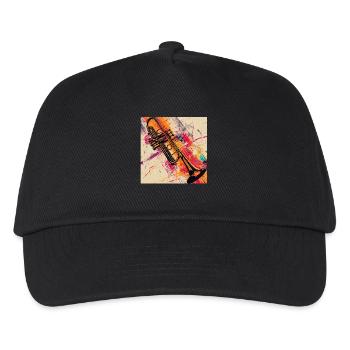Trumpet - Kids’ Baseball Cap - black - Front