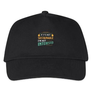 Scientifique de l’environnement si ce n’est pas agricole - Casquette de baseball Enfant - noir - Devant