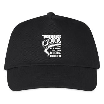 Taekwondo Girl Definition - Kids’ Baseball Cap - black - Front