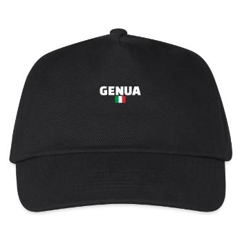Genoa Italy Italian Flag Italian - Kids’ Baseball Cap - black - Front