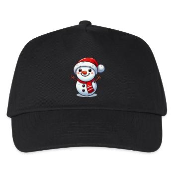 Snowman - Kids’ Baseball Cap - black - Front