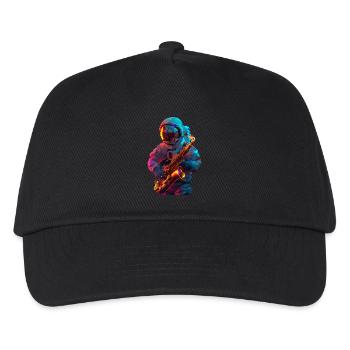 Astronaut Saxophone - Kids’ Baseball Cap - black - Front