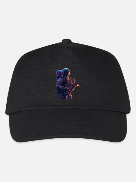 Astronaut Tuba - Kinder Basecap - Schwarz