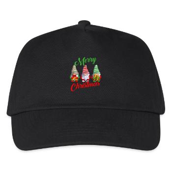 Merry Christmas Gnomes Happy Xmas Family - Kids’ Baseball Cap - black - Front