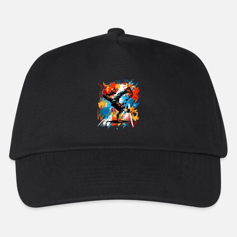 Breakdance - Kinder Basecap - Schwarz