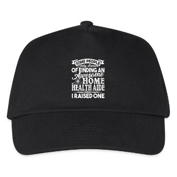 Home Health Aide Proud Home Health Aide Parent - Kids’ Baseball Cap - black - Front