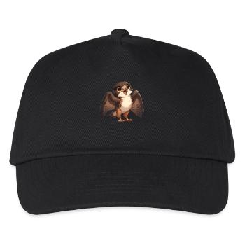 Falken Falke - Kinder Basecap - Schwarz - Vorne